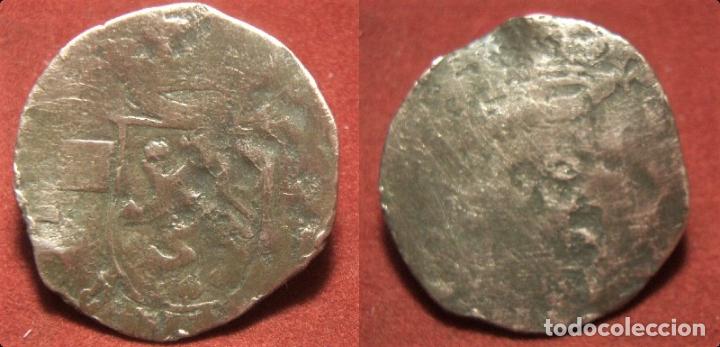 Monedas de Espa&ntilde;a: Moneda de Felipe II Cuartillo de Segovia - Foto 1