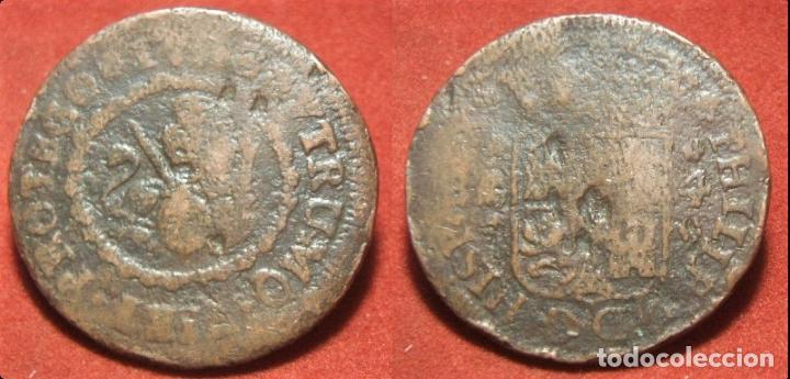 Monedas de Espa&ntilde;a: Moneda de Felipe V 4 Maravedis Segovia - Foto 1