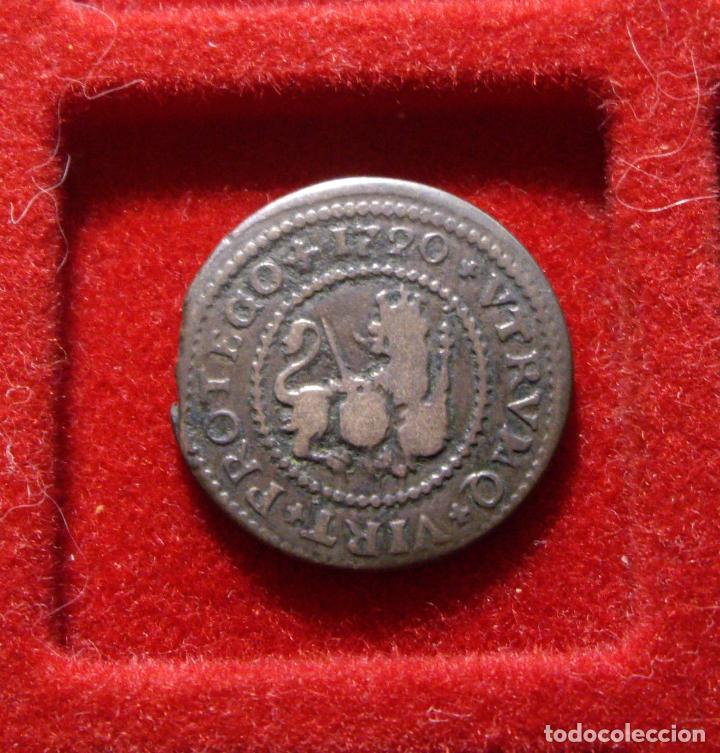 Monedas de Espa&ntilde;a: FELIPE V - 2 MARAVEDIS 1720 - BURGOS - Foto 2