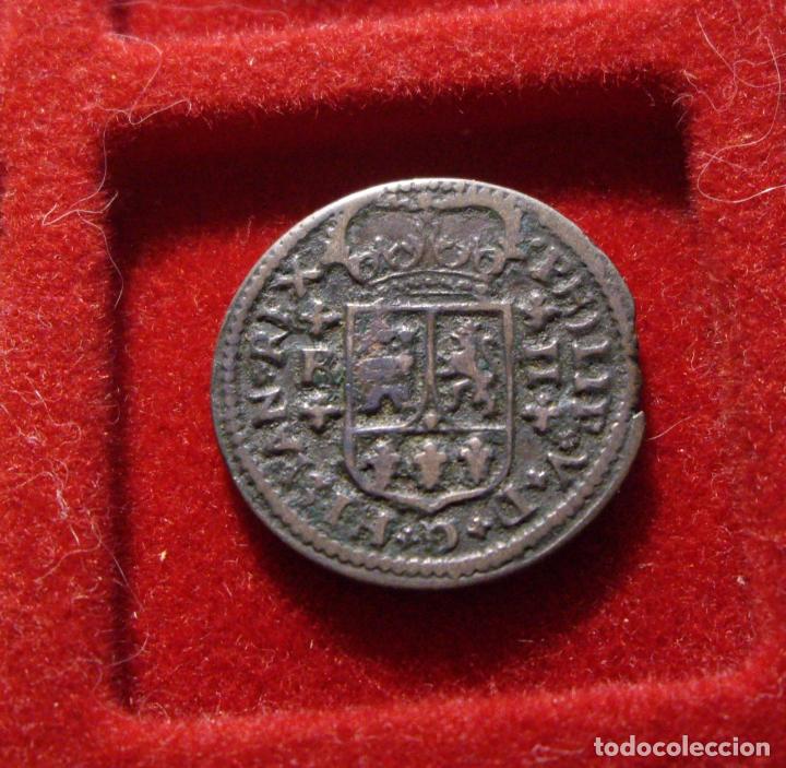 Monedas de Espa&ntilde;a: FELIPE V - 2 MARAVEDIS 1720 - BURGOS - Foto 1