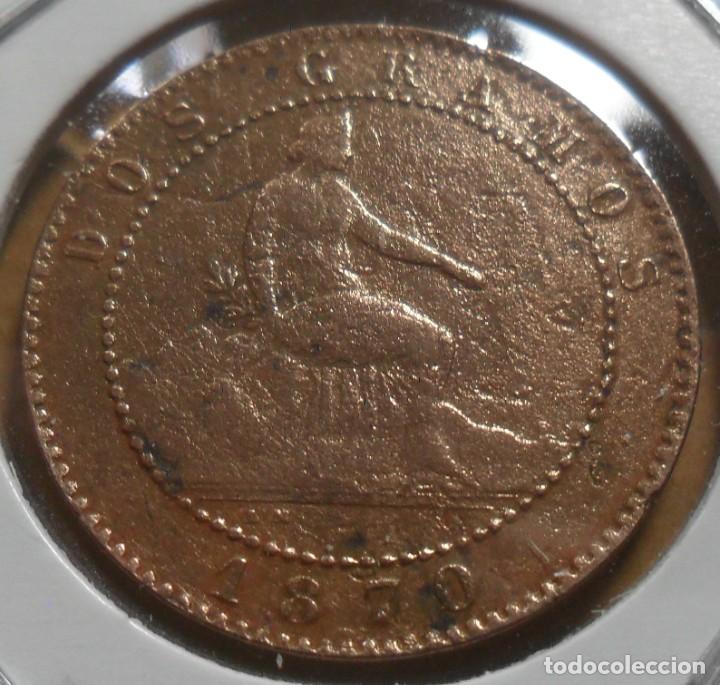 Monedas de Espa&ntilde;a: ESPA&Ntilde;A - 2 CENTIMOS - 1870 - Foto 1