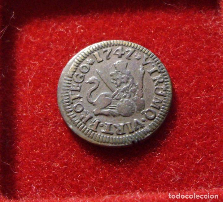 Monedas de Espa&ntilde;a: FERNANDO VI - 1 MARAVEDI - SEGOVIA 1747 - Foto 2