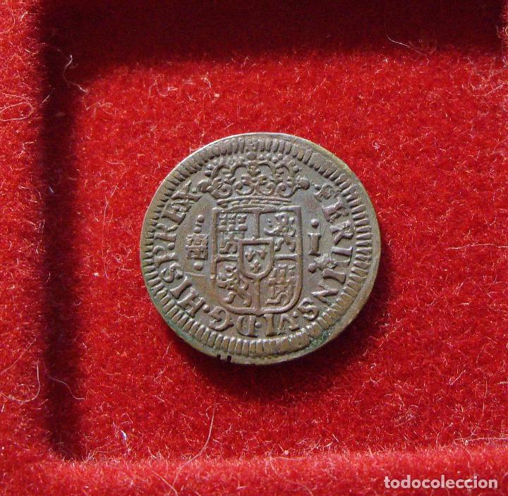 Monedas de Espa&ntilde;a: FERNANDO VI - 1 MARAVEDI - SEGOVIA 1747 - Foto 1