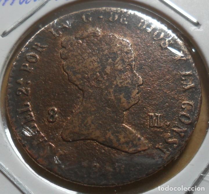 Monedas de Espa&ntilde;a: ESPA&Ntilde;A - 8 MARAVEDIS - 1848 * SEGOVIA - Foto 1