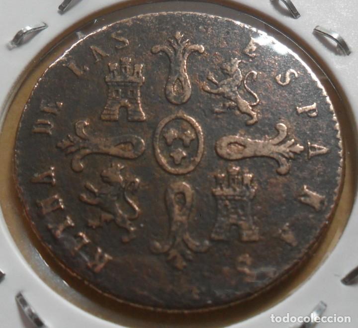 Monedas de Espa&ntilde;a: ESPA&Ntilde;A - 8 MARAVEDIS - 1848 * SEGOVIA - Foto 2