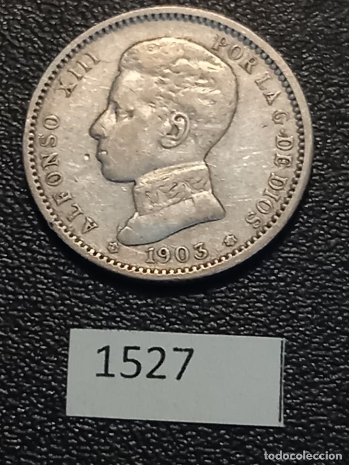 Monedas de Espa&ntilde;a: Espa&ntilde;a 1 peseta 1903 - Foto 1