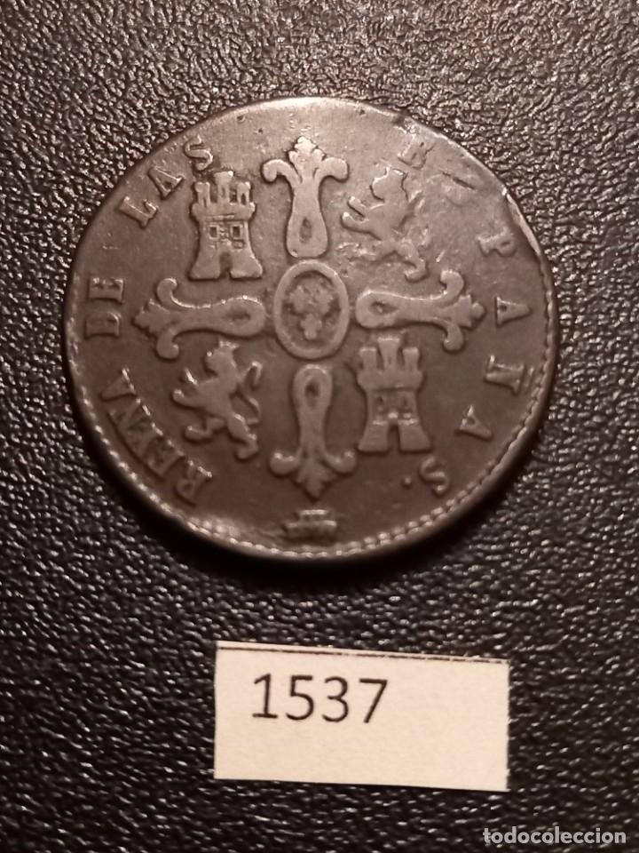 Monedas de Espa&ntilde;a: Espa&ntilde;a 8 maraved&iacute;s 1837, Segovia - Foto 2