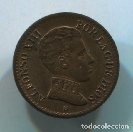Monedas de Espa&ntilde;a: Espa&ntilde;a, Alfonso XIII. 1 c&eacute;ntimo de 1906 - Foto 1
