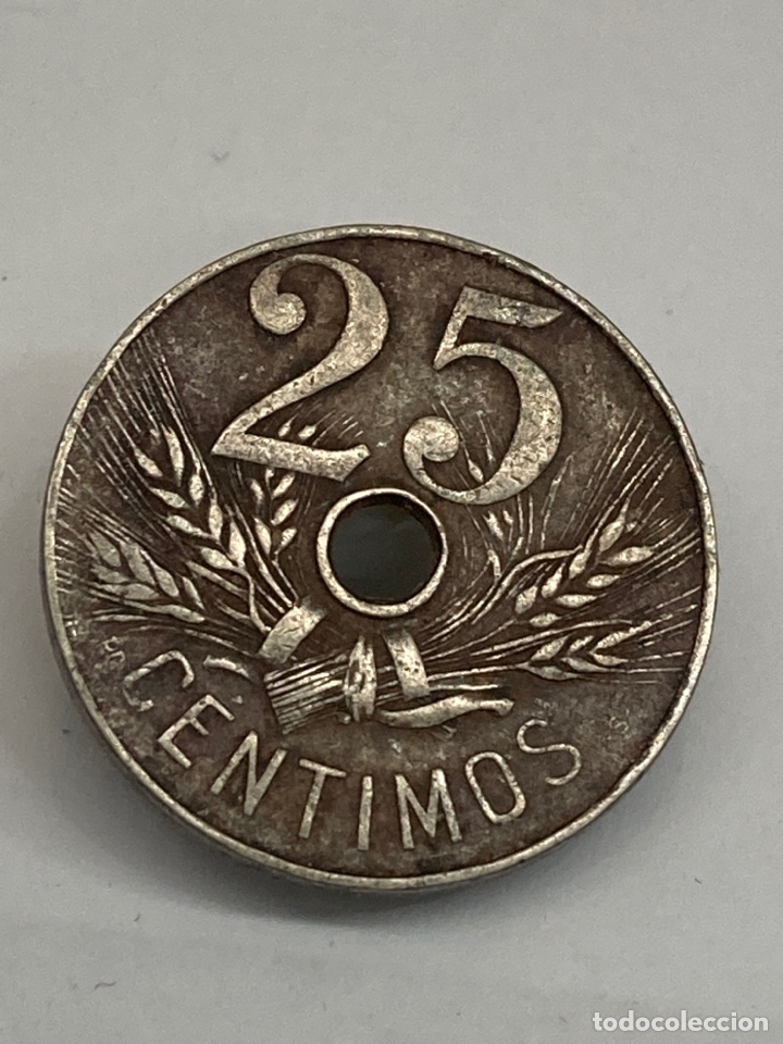 Monedas de Espa&ntilde;a: Moneda 25 c&eacute;ntimos 1927 - Foto 1