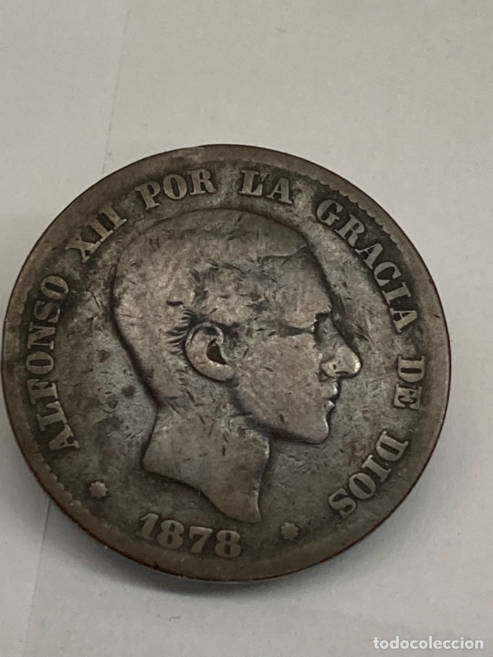 Monedas de Espa&ntilde;a: Moneda diez c&eacute;ntimos 1878 - Foto 1