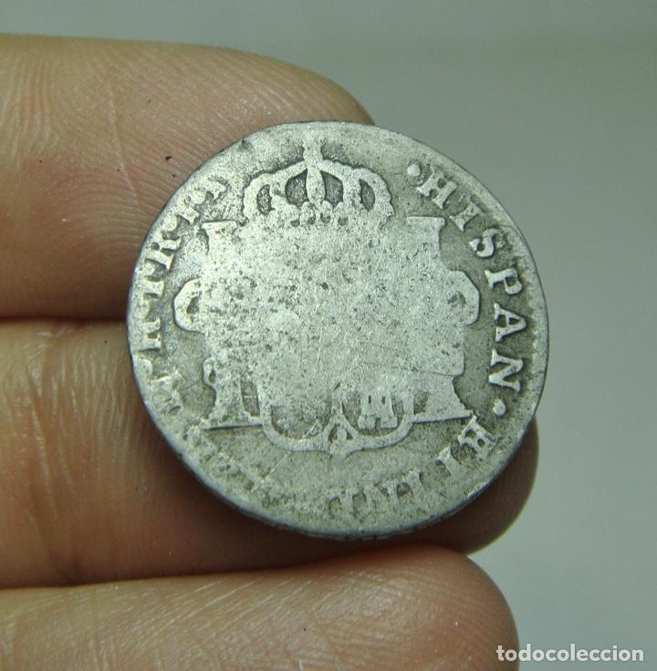 Monedas de Espa&ntilde;a: 1 Real. Plata. Carlos III. - Foto 2