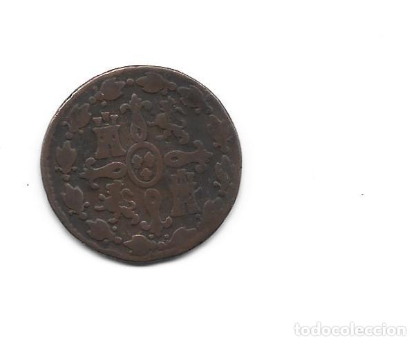 Monedas de Espa&ntilde;a: FERNANDO VII- 4 MARAVEDIS- 1833- SEGOVIA - Foto 2