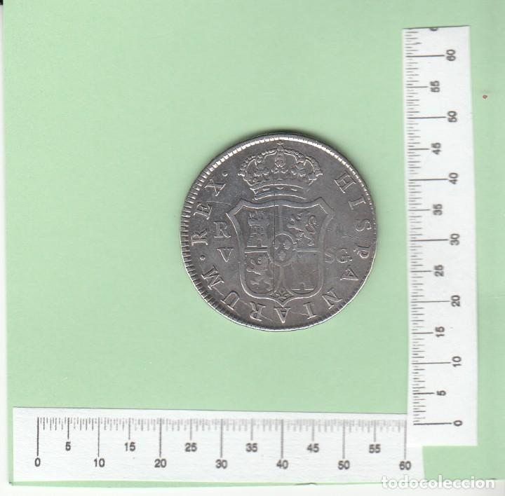 Monedas de España: CRBANESP07 MONEDA ESPAÑA FERNANDO VII 4 REALES 1810 VALENCIA 100 - Foto 2 - 303940038