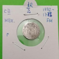 Monedas de España: MONEDA MEDIO REAL, CAROLUS III, ESPAÑA, 1772+,FM PLATA, 1,6 GR, ESCASA. Lote 306249568