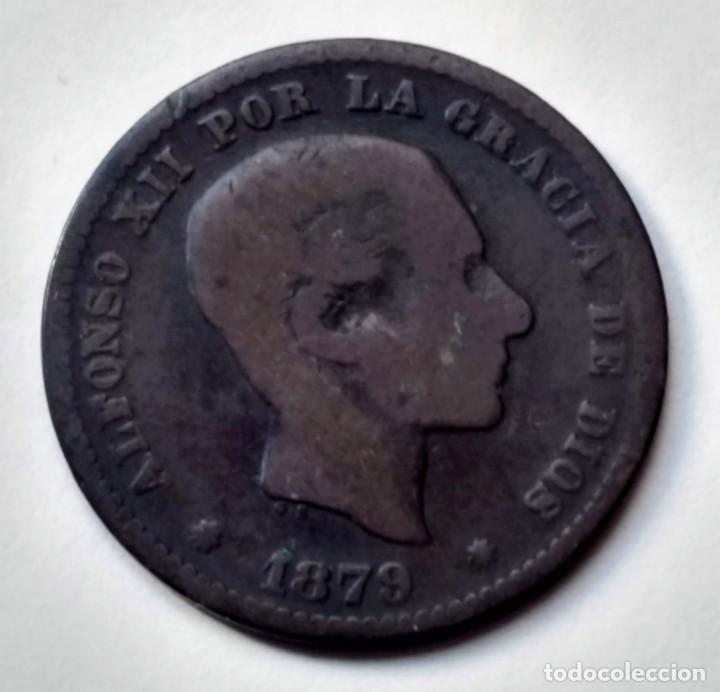 Monedas de Espa&ntilde;a: ESPA&Ntilde;A MONEDA 5 CENTIMOS 1879 ALFONSO XII - COBRE - ( B ) - Foto 1