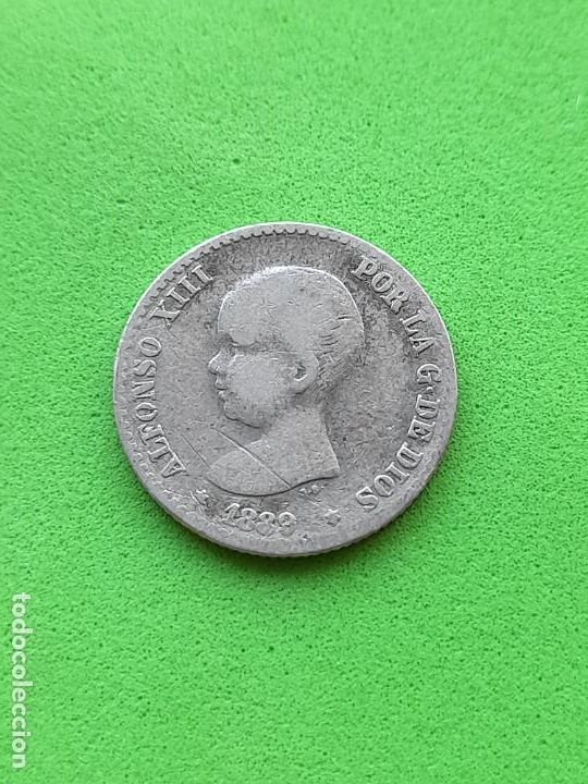 Monedas de Espa&ntilde;a: Alfonso XIII. 50 C&eacute;ntimos. A&ntilde;o 1889. Plata. - Foto 1