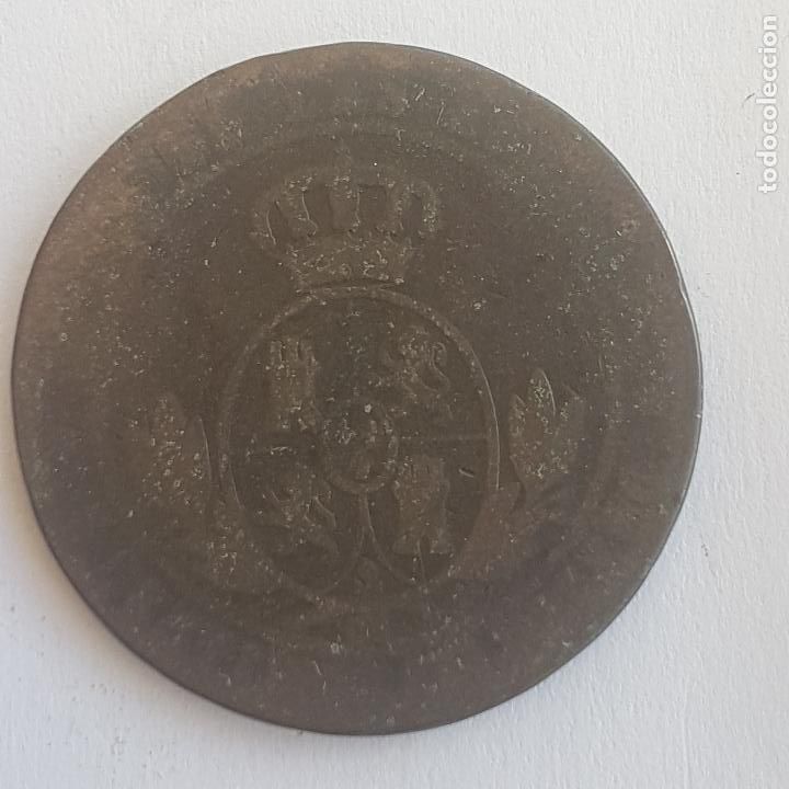 Monedas de Espa&ntilde;a: ISABEL II. 5 CENTIMOS DE ESCUDO. 1868 - Foto 2