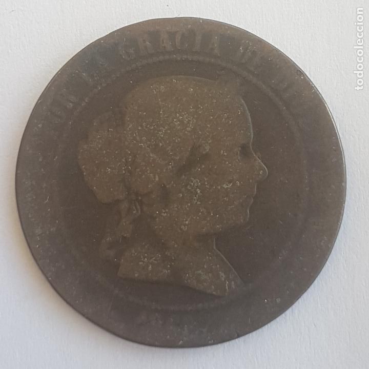 Monedas de Espa&ntilde;a: ISABEL II. 5 CENTIMOS DE ESCUDO. 1868 - Foto 1
