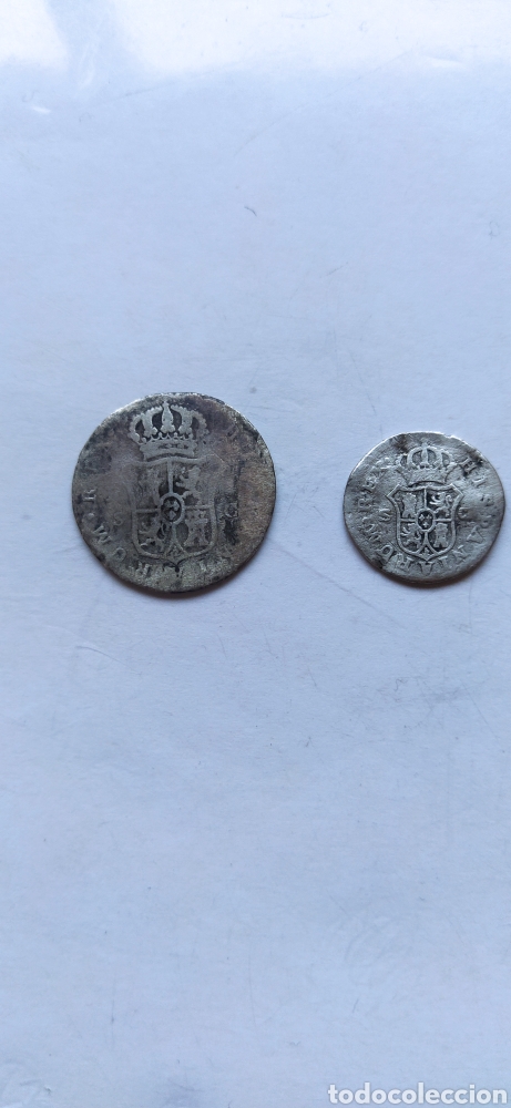 Monedas de Espa&ntilde;a: Monedas de plata Carlos III - Foto 4