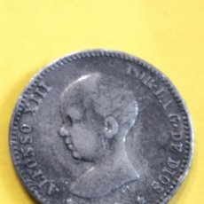 Monedas de España: 1 PESETA DE ALFONSO XIII AÑO 1891 PLATA