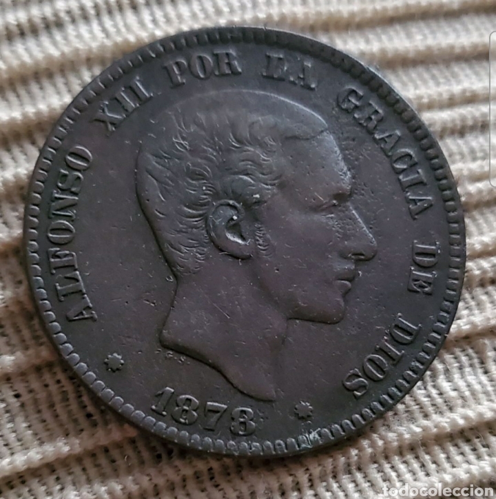 Monedas de Espa&ntilde;a: 10 centimos 1878 Alfonso Xll EXCELENTE - Foto 1