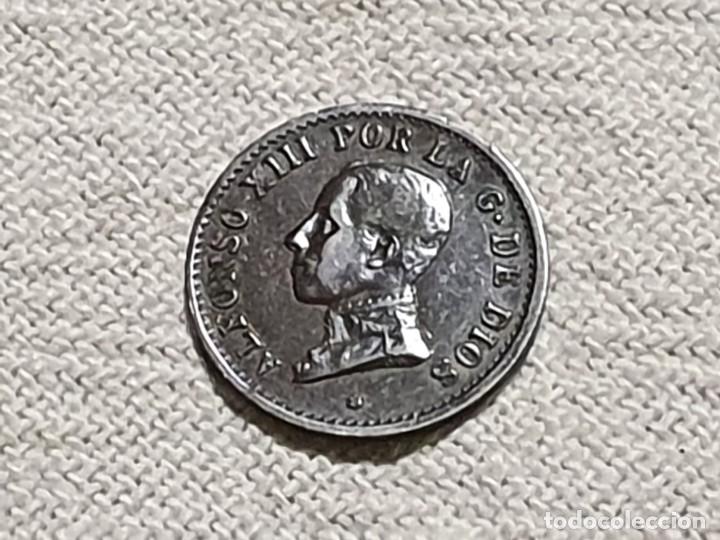 Monedas de Espa&ntilde;a: Moneda cobre 1 c&eacute;ntimo - 1913 *3 - Alfonso XIII - Foto 2