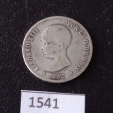 Monedas de España: ESPAÑA 50 CÉNTIMOS 1892. Lote 310575908