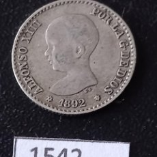 Monedas de España: ESPAÑA 50 CÉNTIMOS 1892. Lote 310576193