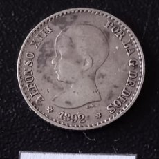 Monedas de España: ESPAÑA 50 CÉNTIMOS 1892. Lote 310576378