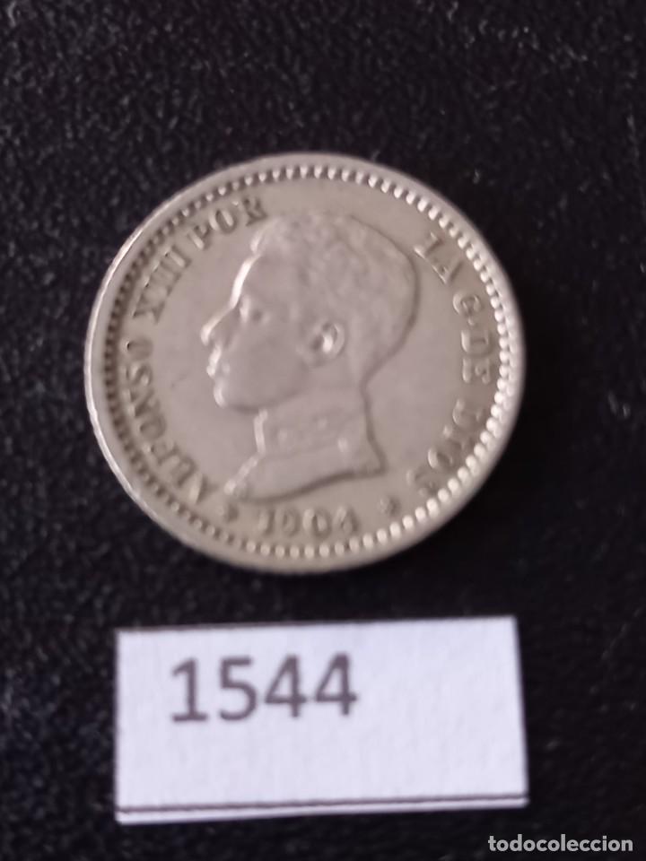 Monedas de Espa&ntilde;a: Espa&ntilde;a 50 c&eacute;ntimos 1904 estrellas 1-0 - Foto 1