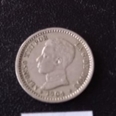 Monedas de España: ESPAÑA 50 CÉNTIMOS 1904 ESTRELLAS 1-0. Lote 310576673