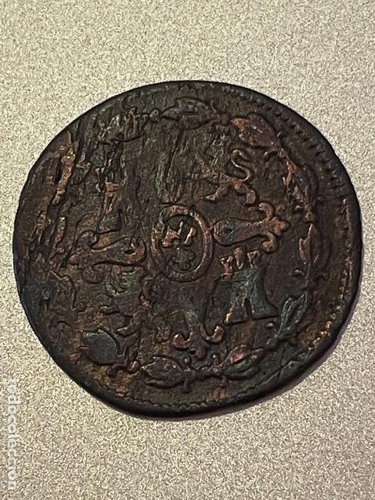 Monedas de Espa&ntilde;a: 4 maravedies Carlos IV 1808 - Foto 2