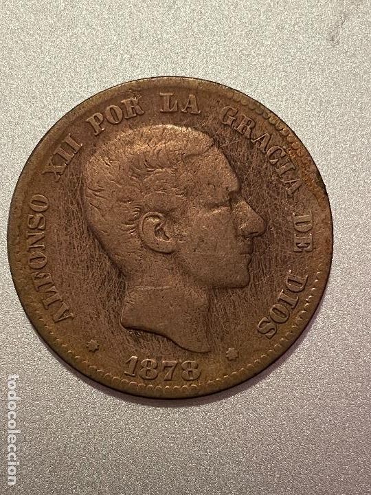 Monedas de Espa&ntilde;a: 10 c&eacute;ntimos 1878 Alfonso XII - Foto 1