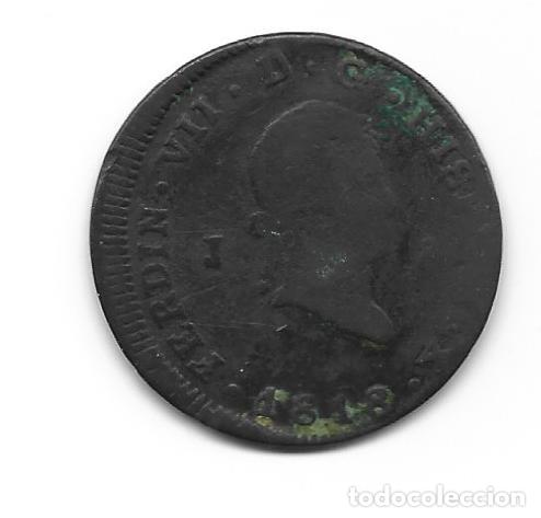 Monedas de Espa&ntilde;a: FERNANDO VII- 8 MARAVEDIS- 1818- JUBIA - Foto 1