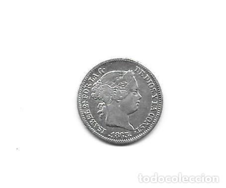 Monedas de Espa&ntilde;a: ISABEL II- 1 REAL- 1865- SEVILLA - Foto 1