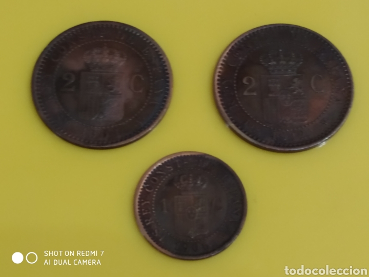 Monedas de Espa&ntilde;a: Lote de 3 monedas de Alfonso XIII - Foto 2
