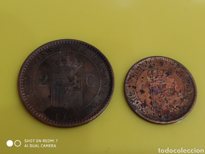 Monedas de Espa&ntilde;a: Lote de 2 monedas de Alfonso XIII - Foto 2