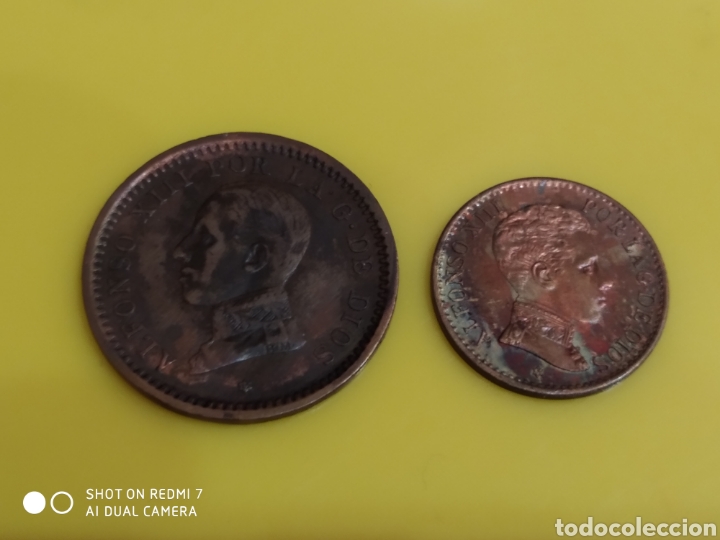 Monedas de Espa&ntilde;a: Lote de 2 monedas de Alfonso XIII - Foto 1