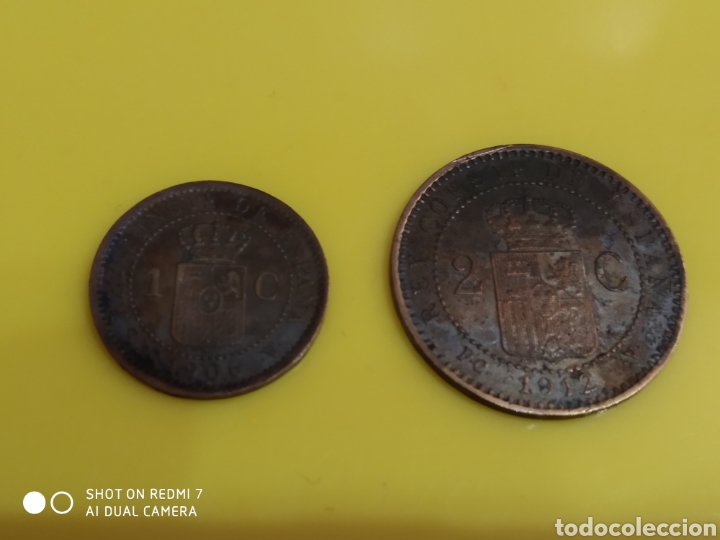 Monedas de Espa&ntilde;a: Lote de 2 monedas de Alfonso XIII - Foto 2