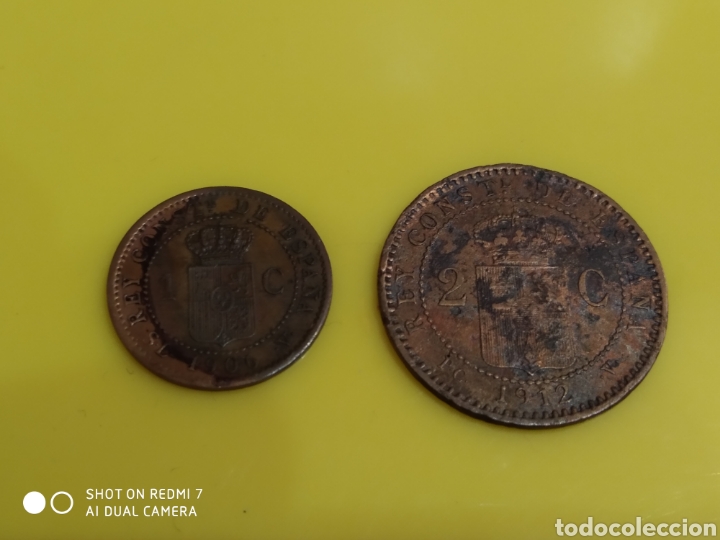 Monedas de Espa&ntilde;a: Lote de 2 monedas de Alfonso XIII - Foto 2