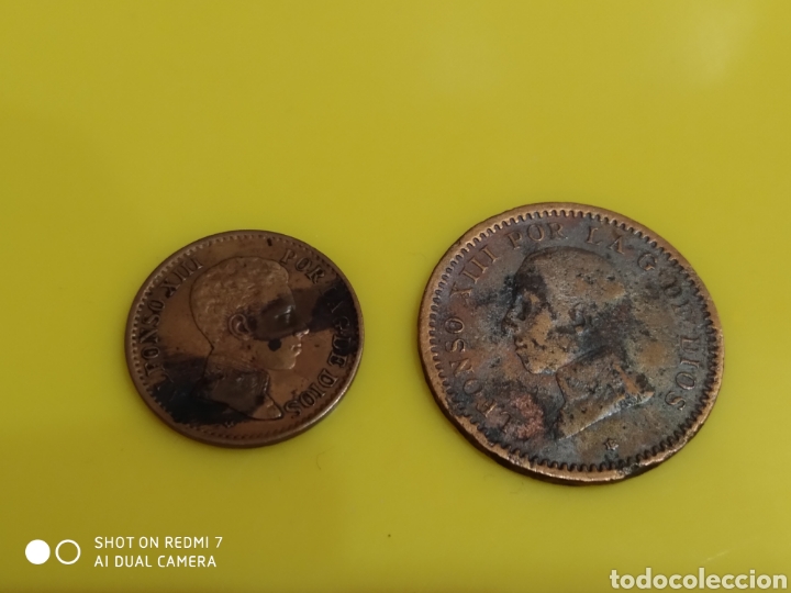Monedas de Espa&ntilde;a: Lote de 2 monedas de Alfonso XIII - Foto 1