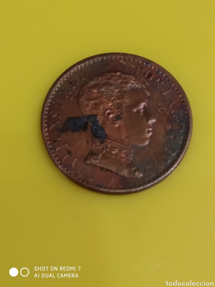 Monedas de Espa&ntilde;a: 1 c&eacute;ntimo de Alfonso XIII. 1906 - Foto 1