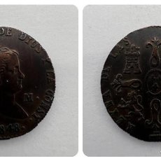 Monedas de España: ESPAÑA. SEGOVIA. ISABEL II. 2 MARAVEDIS - MARAVEDIES. 1848. VER FOTOS. Lote 311519343