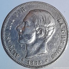 Monedas de España: ALFONSO XII 2 PESETAS 1882 ( 18*- 82*)PLATA. Lote 312035108