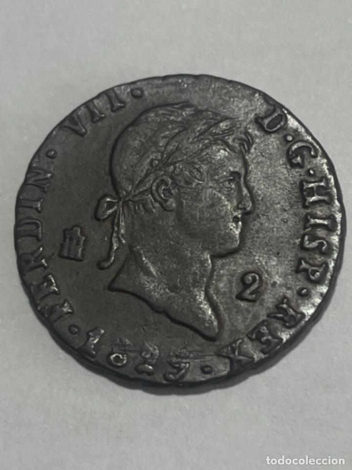 2 MARAVEDIS FERNANDO VII AÑO 1829 (Numismática - España Modernas y Contemporáneas - De Reyes Católicos (1.474) a Fernando VII (1.833))