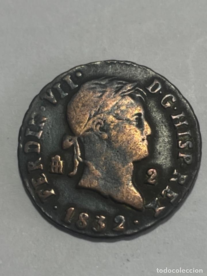 Monedas de España: 2 MARAVEDIS FERNANDO VII AÑO 1832 - Foto 1 - 312364973