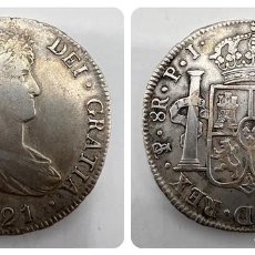 Monedas de España: MONEDA. POTOSI. FERNANDO VII. 8 REALES. 1821. VER FOTOS. Lote 312878173