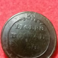 Monedas de España: BOTON GUERRA INDEPENDENCIA 8° LIGERO HOSTALTRICH. Lote 313363978