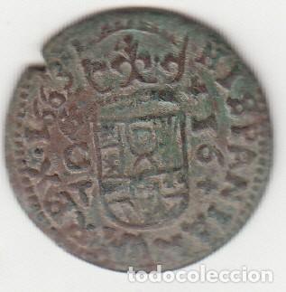 Monedas de Espa&ntilde;a: FELIPE IV: 16 MARAVEDIS 1663 - CORDOBA T - Foto 2