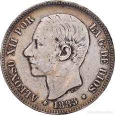 Monedas de España: [#972522] MONEDA, ESPAÑA, ALFONSO XII, 5 PESETAS, 1885 (87), MADRID, BC+, PLATA, KM:688. Lote 314273303